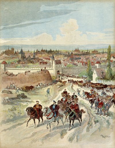 Francois 1. autorstwa Albert Robida