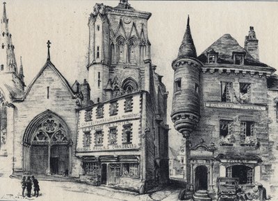Grand rue de Guingamp w departamencie Cotes-d