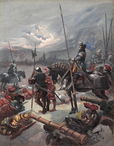 W noc Marignan, ilustracja z 