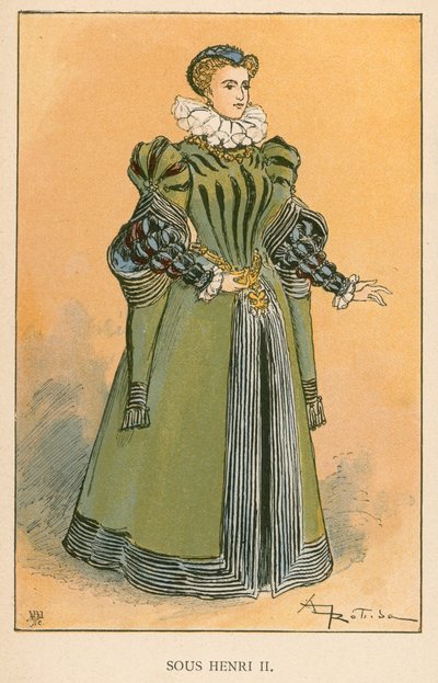 Sous Henri II autorstwa Albert Robida