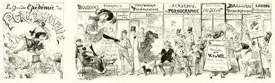 Wielka epidemia pornografii autorstwa Albert Robida