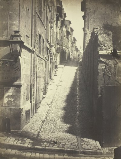 Rue des Grands Carmes, widok z Rue Ste. Marta, 1862. autorstwa Albert Terris