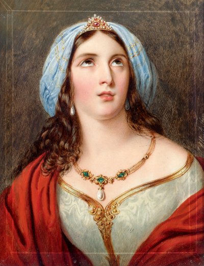 Aktorka Johanna Weißenthurn w swojej głównej roli jako Medea autorstwa Albert Theer
