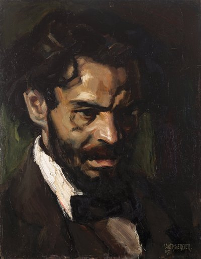 Poeta Ludwig Scharf autorstwa Albert Weisgerber