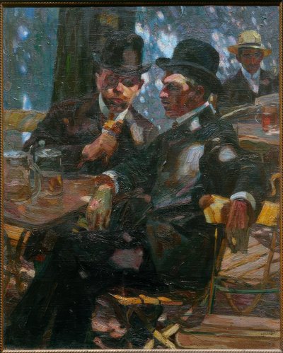 W ogródku piwnym autorstwa Albert Weisgerber