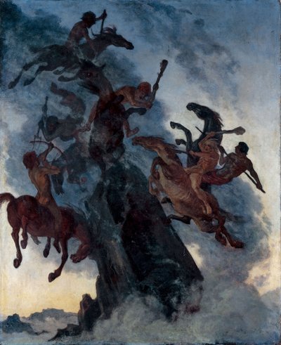 Jeźdźcy mgły autorstwa Albert Welti