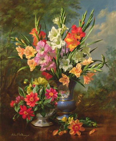 AB1062B Mieczyki i dalie autorstwa Albert Williams