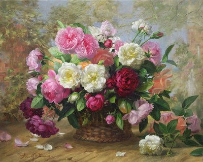 Niebiańskie piękno w letniej róży autorstwa Albert Williams