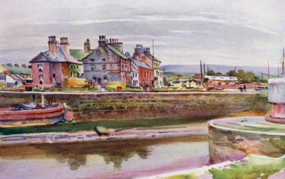 Glasson, on the Lune (kolor lito) autorstwa Albert Woods
