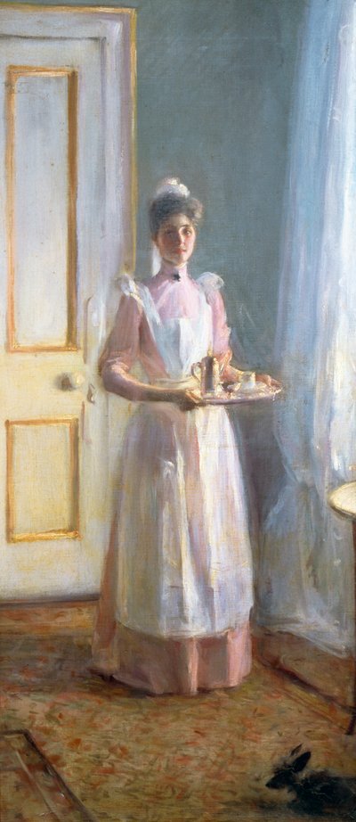 Służący, ok. 1900 (olej na płótnie) autorstwa Albert de Belleroche