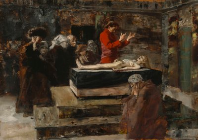 Wychowanie córeczki Jairiego autorstwa Albert von Keller