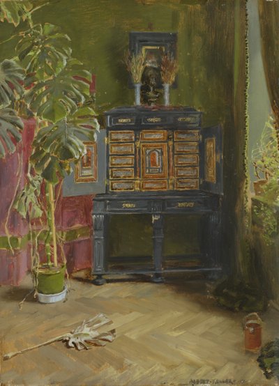 Zielony pokój, 1882 autorstwa Albert von Keller