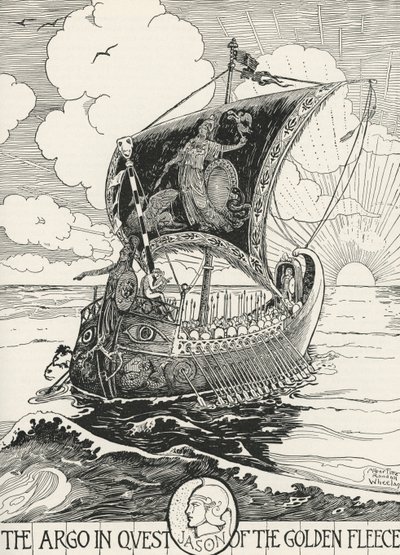 Jason i Argonauci na Argo autorstwa Albertine Randall Wheelan