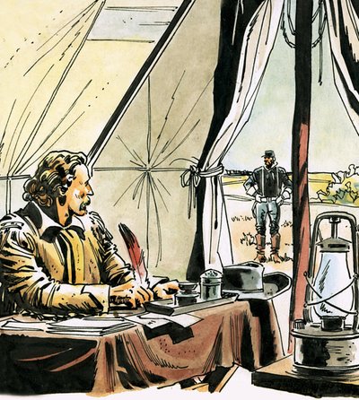 Generał George Custer autorstwa Alberto Giolitti