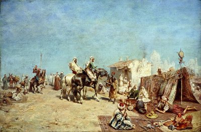 Obóz Arabów, autorstwa Alberto Pasini