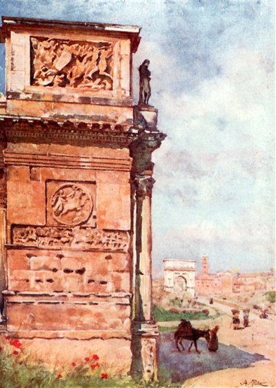 Łuk Tytusa z Łuku Konstantyna autorstwa Alberto Pisa