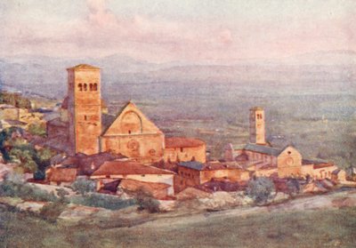 Asyż (kolorowa litografia) autorstwa Alberto Pisa