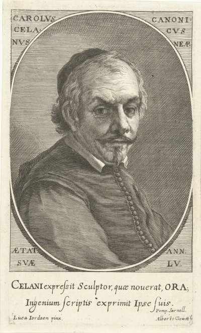 Portret Carolusa Celanus autorstwa Albertus Clouwet