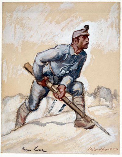 Front południowo-zachodni autorstwa Albin Egger Lienz