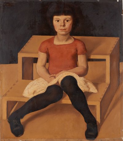 Ila, młodsza córka artysty, 1920. autorstwa Albin Egger Lienz