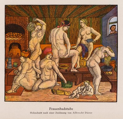 Wanny damskie (kolor lito) autorstwa Albrecht (after) Durer or Duerer