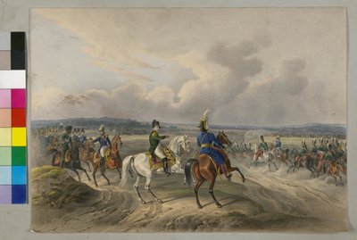 1812 Napoleon I pod Dueną autorstwa Albrecht Adam