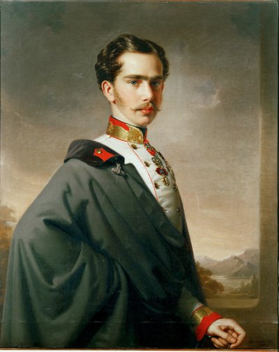 Cesarz Austrii Franciszek Józef I jako młody człowiek ... autorstwa Albrecht Adam