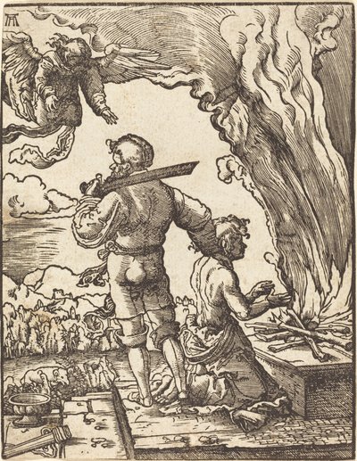 Ofiara Abrahama autorstwa Albrecht Altdorfer