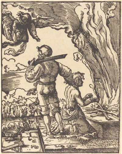 Ofiara Abrahama autorstwa Albrecht Altdorfer