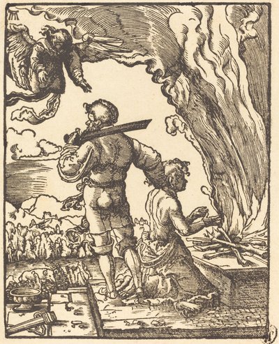 Ofiara Abrahama autorstwa Albrecht Altdorfer
