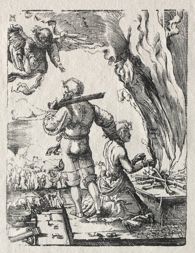 Ofiara Abrahama autorstwa Albrecht Altdorfer