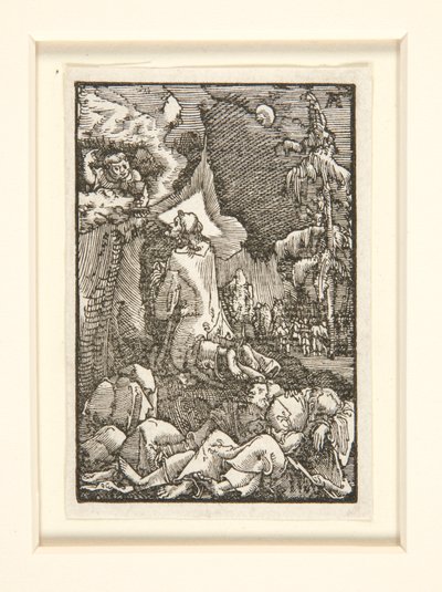 Agonia w ogrodzie, z cyklu Upadek i odkupienie człowieka autorstwa Albrecht Altdorfer