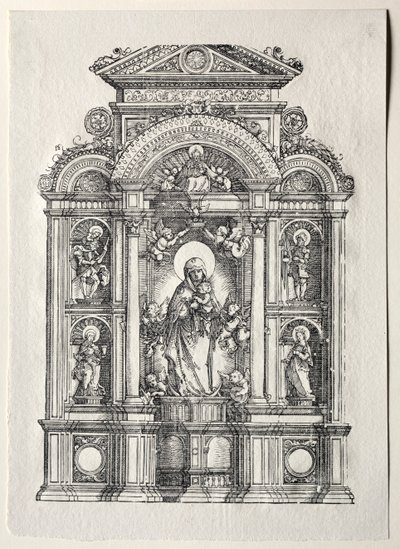 Ołtarz z piękną Marią z Ratyzbony autorstwa Albrecht Altdorfer