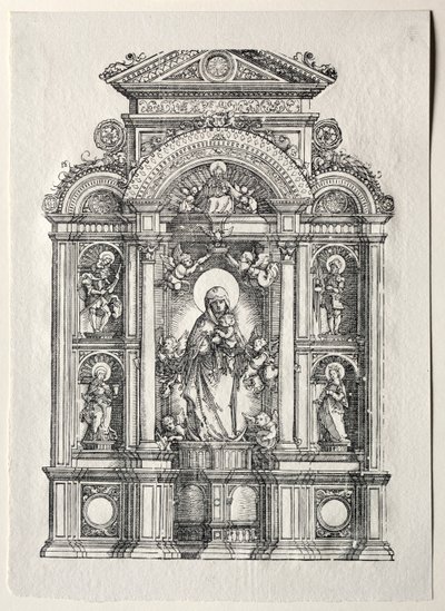 Ołtarz z piękną Marią z Ratyzbony, 1520. autorstwa Albrecht Altdorfer