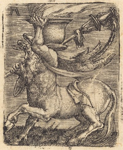 Centaur z wazą autorstwa Albrecht Altdorfer
