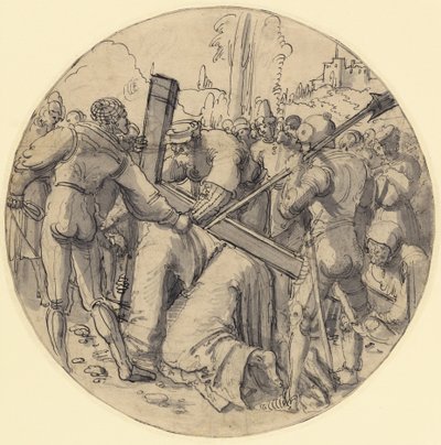 Chrystus niosący krzyż autorstwa Albrecht Altdorfer