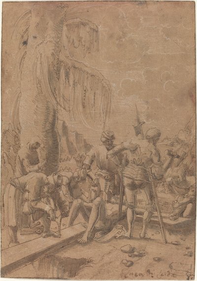 Chrystus przybity do krzyża autorstwa Albrecht Altdorfer