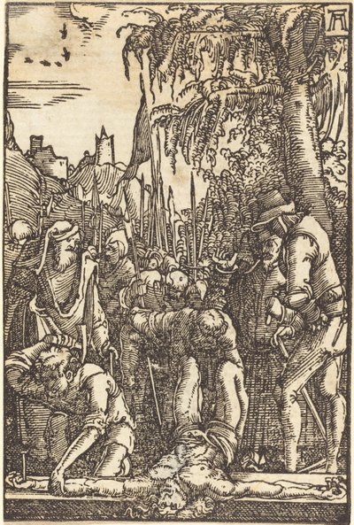 Chrystus przybity do krzyża autorstwa Albrecht Altdorfer