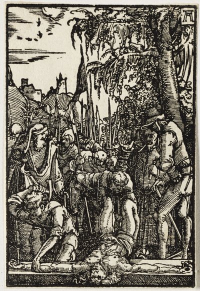 Chrystus przybity do krzyża, ok. godz. 1513. autorstwa Albrecht Altdorfer