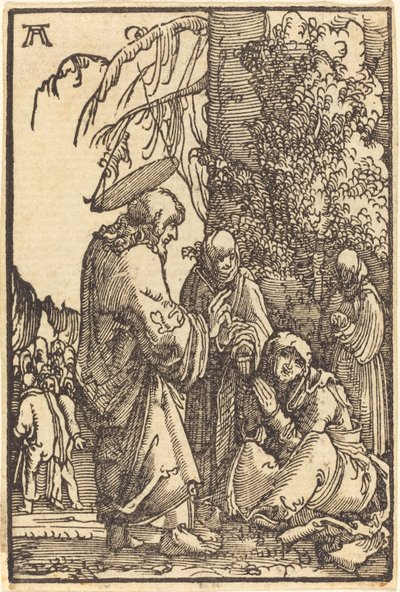 Chrystus żegna się z Maryją autorstwa Albrecht Altdorfer