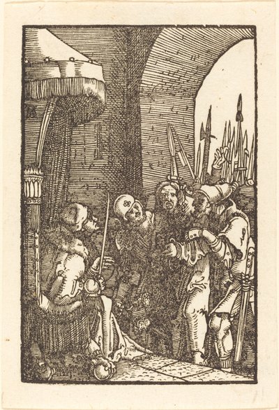Chrystus przed Kajfaszem autorstwa Albrecht Altdorfer