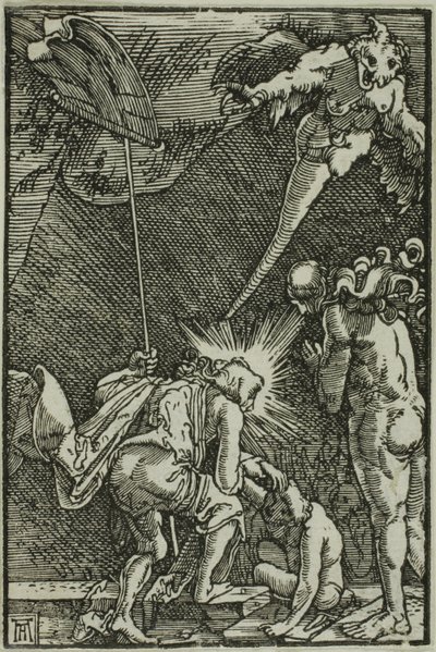 Chrystus w otchłani, z Upadek i odkupienie człowieka autorstwa Albrecht Altdorfer