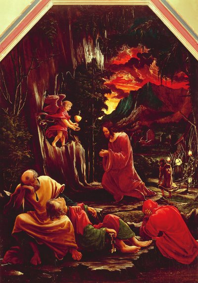 Chrystus na Górze Oliwnej autorstwa Albrecht Altdorfer
