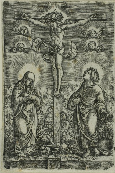 Chrystus na krzyżu (Małe ukrzyżowanie) autorstwa Albrecht Altdorfer