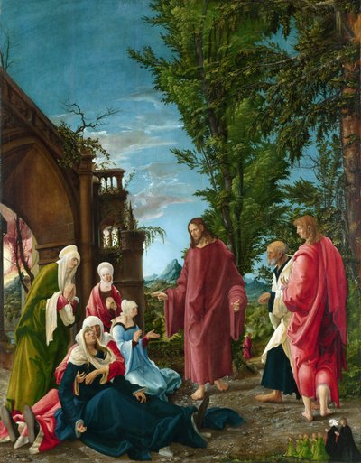 Chrystus opuszcza swoją Matkę autorstwa Albrecht Altdorfer