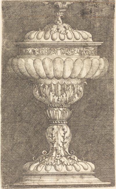Przykryty kielich ze skrzydlatą kulą autorstwa Albrecht Altdorfer
