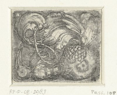 Granat i liście winorośli autorstwa Albrecht Altdorfer