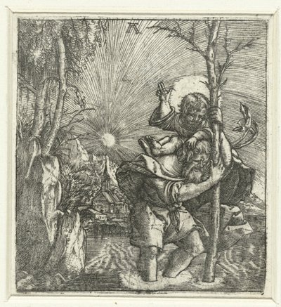 Święty Krzysztof autorstwa Albrecht Altdorfer