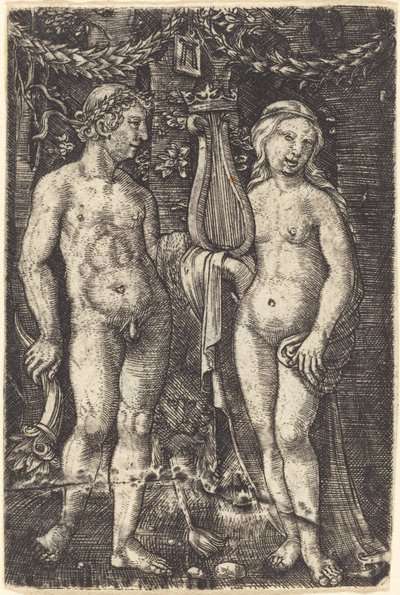 Herkules i muza autorstwa Albrecht Altdorfer