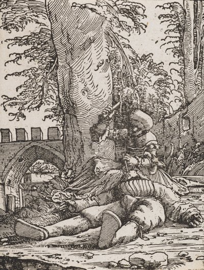 Jael zabija Siserę, c.1523 autorstwa Albrecht Altdorfer